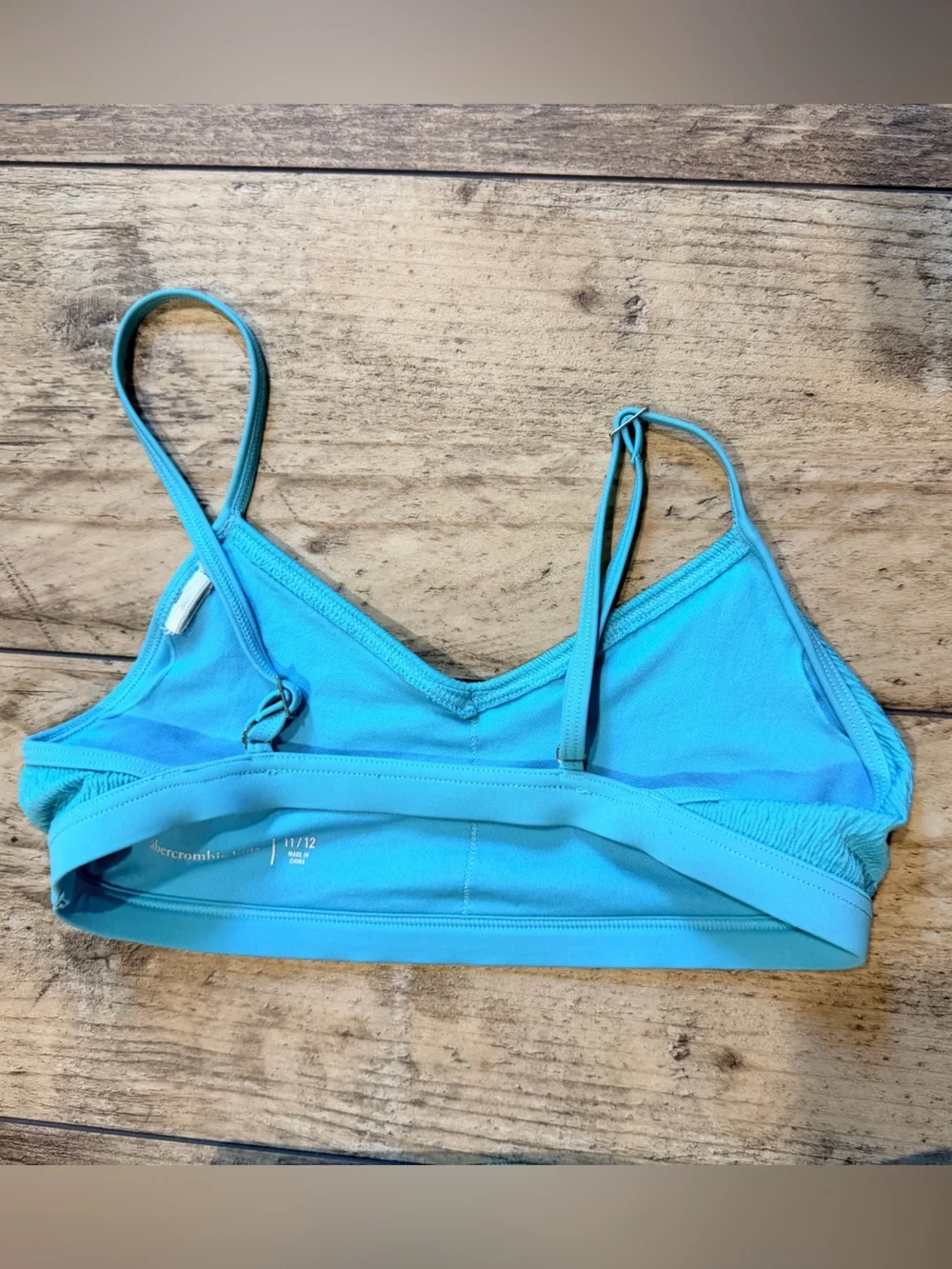 abercrombie kids Aqua Textured Two-Piece Bikini